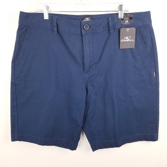O'Neill Other - O'Neill Navy Blue Jaxson Stretch Chino Shorts NWT size 38